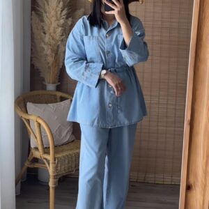 Ensemble effet denim