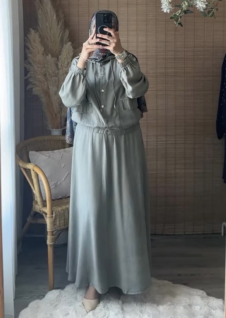 Ensemble décontracté vert – Image 2