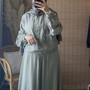 Accueil Ensemble décontracté vert