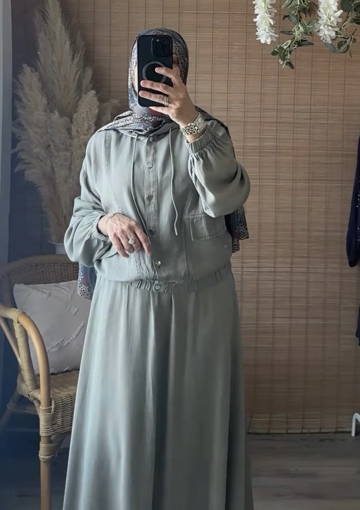 Ensemble décontracté vert